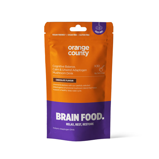 Orange County (Sample Size) Calm & Unwind Adaptogen BRAIN FOOD. Mushroom Drink | Chocolate Flavoured