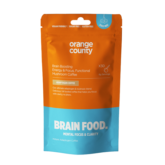 Orange County (Sample Size) Focus & Energy BRAIN FOOD | Mushroom Coffee Supplement