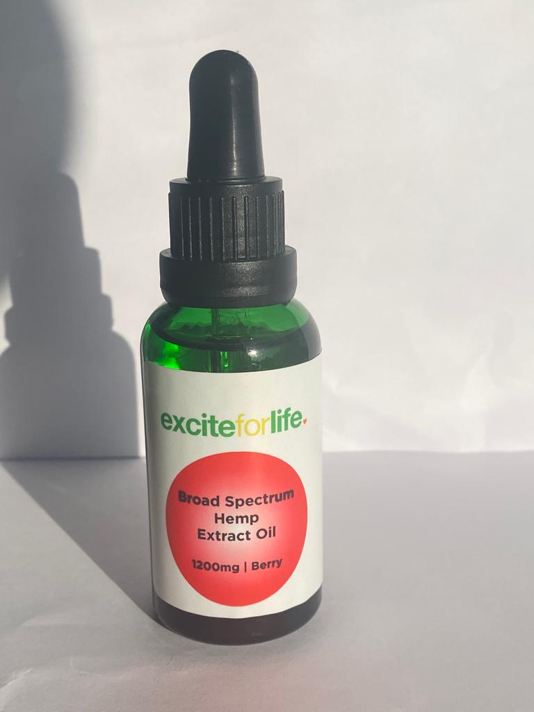 Flavoured CBD Oil from Excite for Life- Zero THC